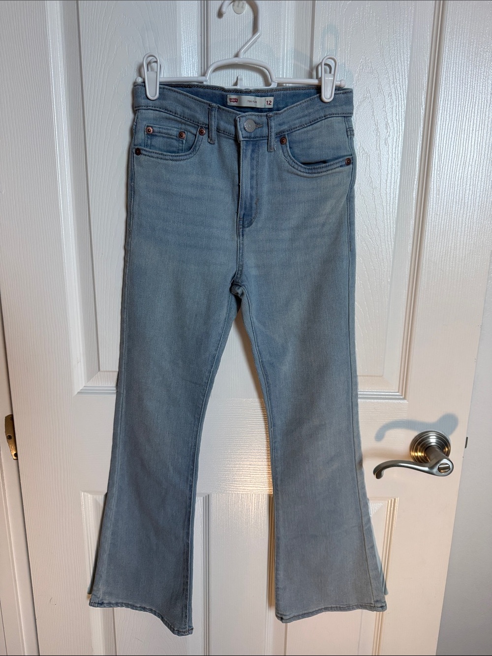 Levi’s Light Blue Youth Adjustable (Sz 12) Flare Jeans